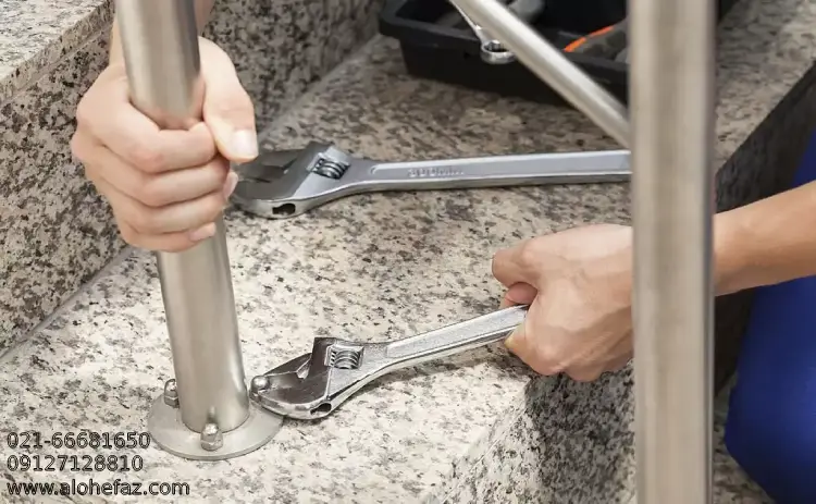 آموزش نحوه نصب نرده استیل از 0 تا 100