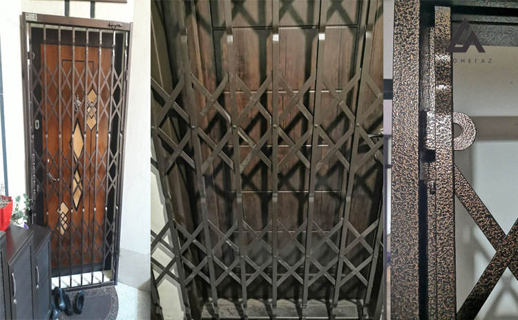 طراحی مدرن درب‌ آکاردئونی